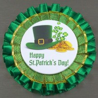 Розетка St.Patrick's Day атлас + сетка